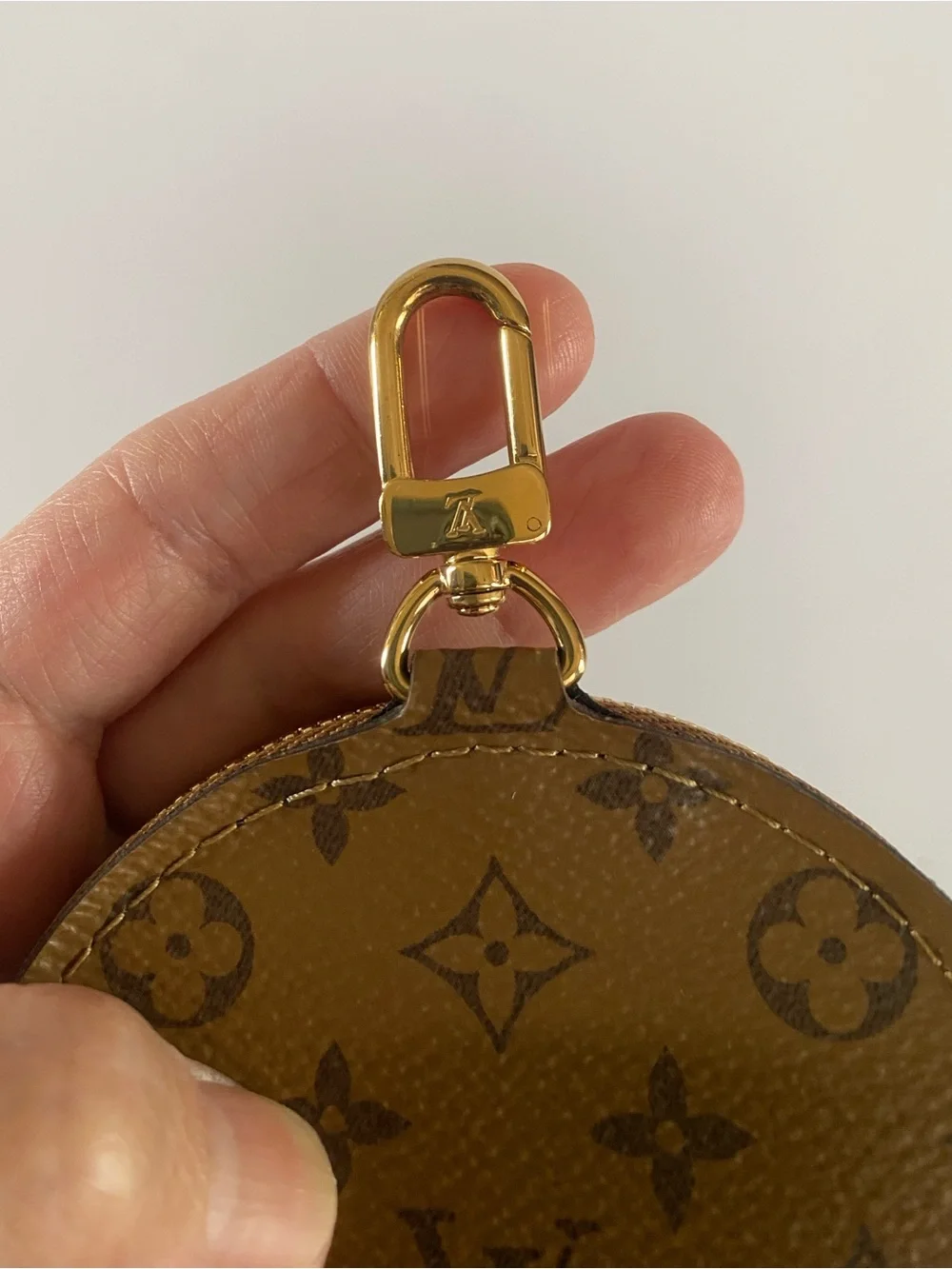 Louis Vuitton round coin purse